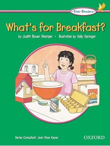 Imagen de archivo de What's for Breakfast? (Kids Readers) a la venta por Ergodebooks