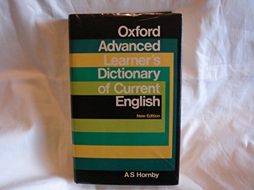 Beispielbild fr The Oxford Advanced Learner's Dictionary of Current English zum Verkauf von WorldofBooks