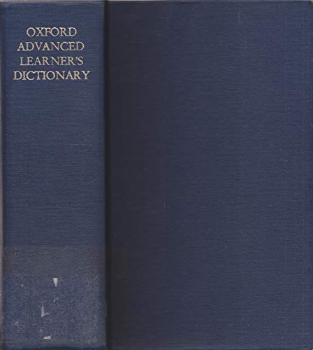 Beispielbild fr Oxford advanced learner's dictionary of current English zum Verkauf von Ammareal