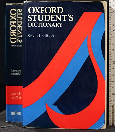 Beispielbild fr Oxford Student's Dictionary of Current English zum Verkauf von SecondSale