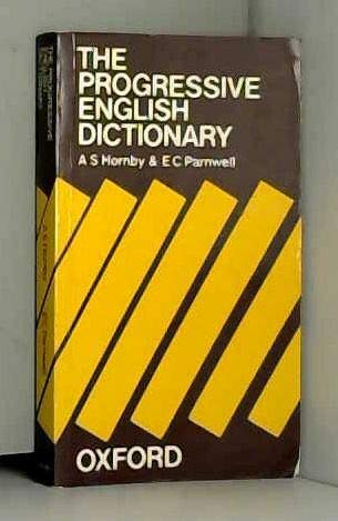 Beispielbild fr The Progressive English Dictionary zum Verkauf von AwesomeBooks