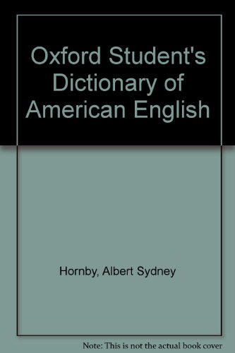 Stock image for Oxford Student's Dictionary of American English for sale by HPB-Ruby