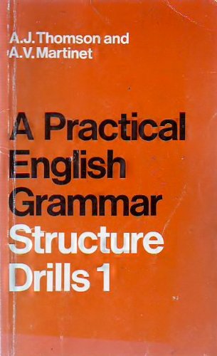Beispielbild fr A Practical English Grammar for Foreign Students: Structure Drills 1 zum Verkauf von medimops