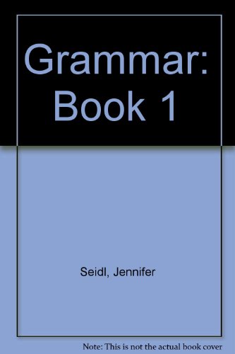 9780194313544: Book 1 (Grammar)