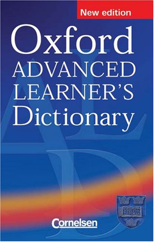 Beispielbild fr New Oxford Advanced Learners Dictionary of Current English zum Verkauf von medimops