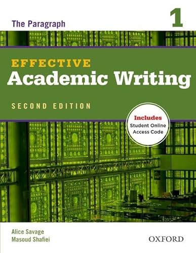 EFFECTIVE ACADEMIC WRITING SECOND EDITION 1 STUDENT BOOK