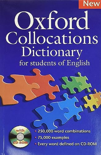 9780194325387: Oxford Collocations Dictionary - Second Edition: Oxford collocation dictionary. Con CD-ROM: A corpus-based dictionary with CD-ROM which shows the most ... combinations in British and American English.