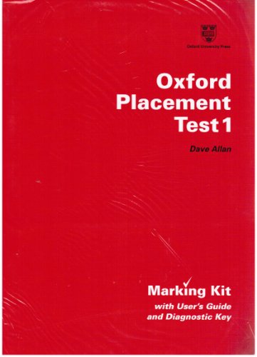 9780194328166: Oxford Placement Tests 1 Marking Kit