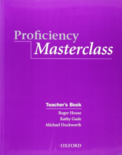 Beispielbild fr Proficiency Masterclass: Teacher's Book zum Verkauf von medimops