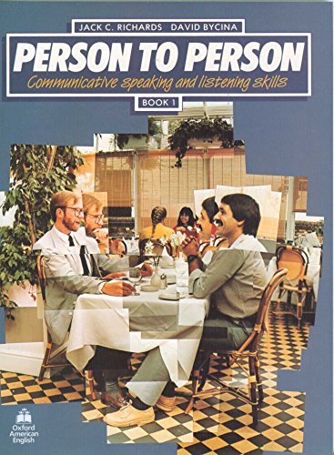 Person to Person: Communicative Speaking and Listening Skills, Book 1 (Oxfo rd American English)