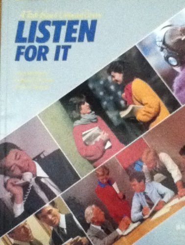 Imagen de archivo de Listen for It: A Task-Based Listening Course (Student's Book) a la venta por Phatpocket Limited