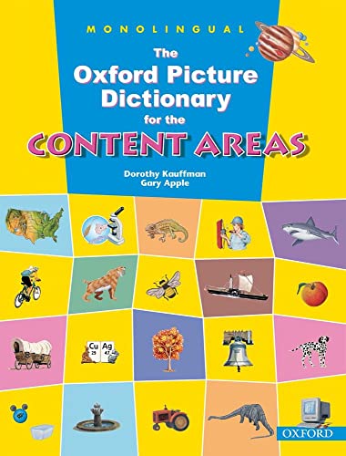 Beispielbild fr The Oxford Picture Dictionary for the Content Areas (Monolingual English Edition) zum Verkauf von Wonder Book