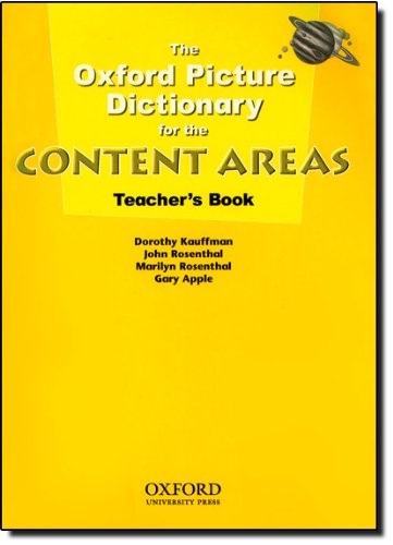 Stock image for The Oxford Picture Dictionary for the Content Areas Teacher's Book for sale by Better World Books