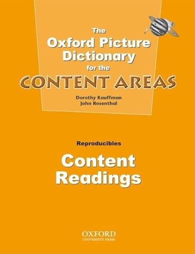 Imagen de archivo de The Oxford Picture Dictionary for the Content Areas (Content Readings) (Reproducibles Collection) a la venta por Orion Tech