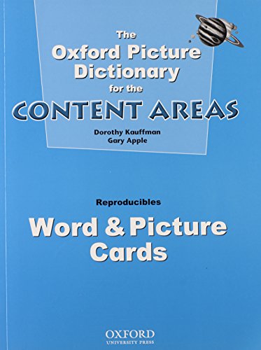 The Oxford Picture Dictionary for the Content Areas (Word and Picture Cards) (Reproducibles Collection) (9780194345804) by Kauffman, Dorothy; Apple, Gary