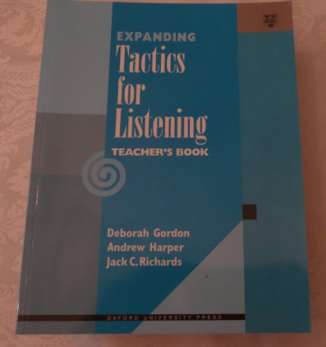 9780194346610: Tactics for Listening Expan Teacher's Book