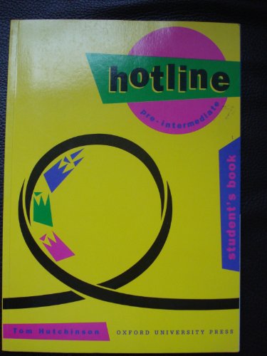 9780194354899: Hotline Pre-Intermediate: Student's Book-International Edition