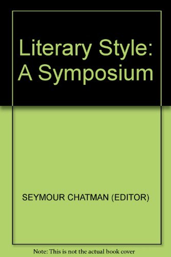 9780194360104: Literary Style: A Symposium