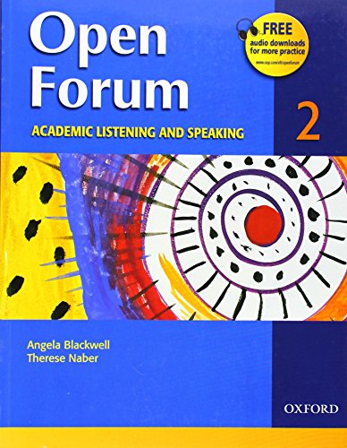 Beispielbild fr Open Forum 2 Student Book : Academic Listening and Speaking zum Verkauf von Better World Books
