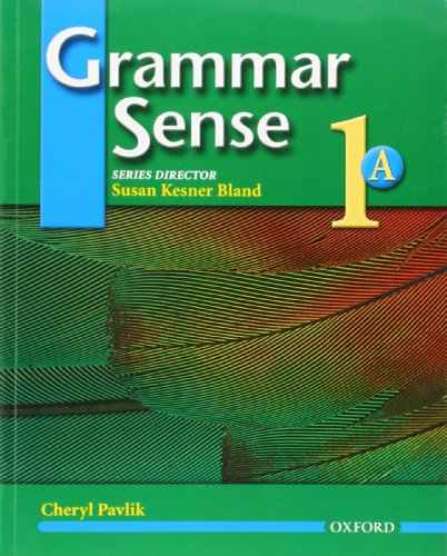 Imagen de archivo de Grammar Sense 1: Volume a a la venta por Ergodebooks