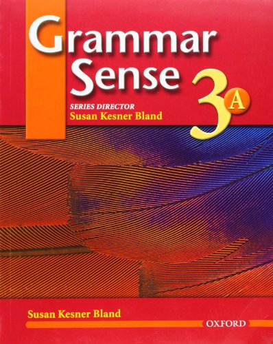 Beispielbild fr Grammar Sense 3: Student Book 3 Volume a zum Verkauf von ThriftBooks-Atlanta