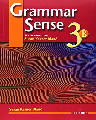 Imagen de archivo de Grammar Sense 3: Student Book 3 Volume B a la venta por ThriftBooks-Atlanta