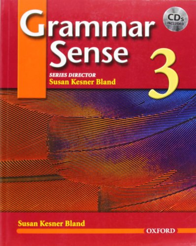 9780194366359: Grammar Sense 3: Student Book and Audio CD Pack