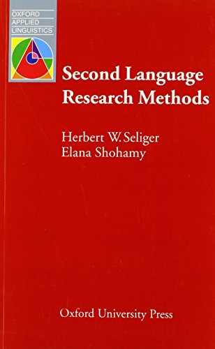 Beispielbild fr Second Language Research Methods (Oxford Applied Linguistics) zum Verkauf von BooksRun