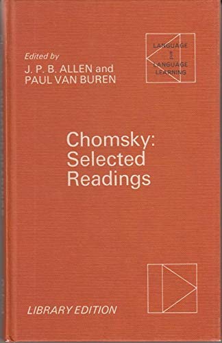 Imagen de archivo de Chomsky : Selected Readings a la venta por Better World Books