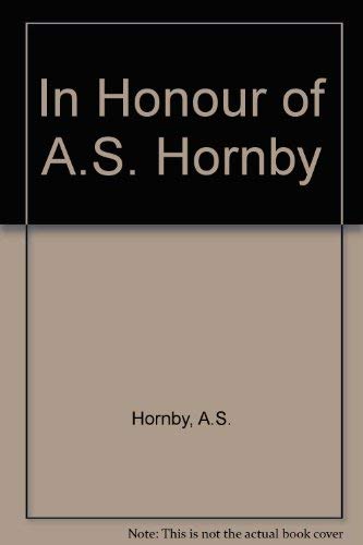 9780194371292: In Honour of A.S. Hornby