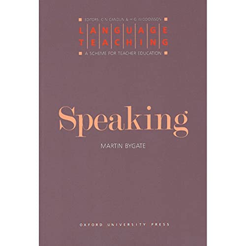 9780194371346: Language Teaching. A Scheme for Teacher's Education. Speaking (Language Teaching: A Scheme for Teacher Education)