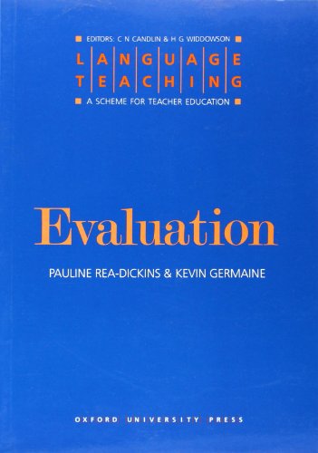 Imagen de archivo de Evaluation (Language Teaching: A Scheme for Teacher Education) a la venta por WorldofBooks