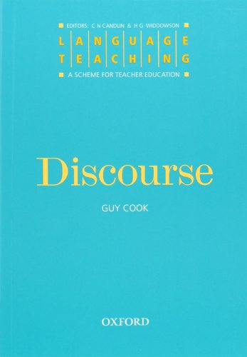 Beispielbild fr Discourse (Language Teaching: A Scheme for Teacher Education) zum Verkauf von WorldofBooks