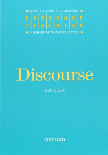 Imagen de archivo de Discourse (Language Teaching: A Scheme for Teacher Education) a la venta por WorldofBooks