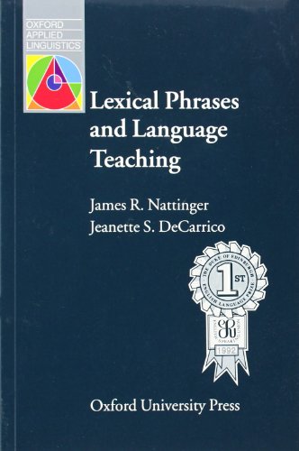 Stock image for Lexical Phrases and Language Teaching for sale by Anybook.com