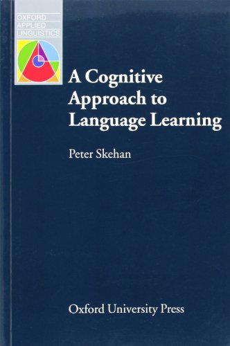 Beispielbild fr A Cognitive Approach to Language Learning (Oxford Applied Linguistics) zum Verkauf von WorldofBooks