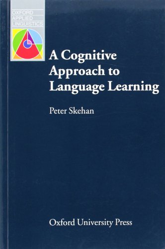 Imagen de archivo de A Cognitive Approach to Language Learning (Oxford Applied Linguistics) a la venta por BooksRun