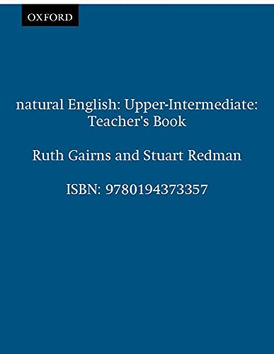 Imagen de archivo de natural English Upper-Intermediate: Teacher's Book a la venta por WorldofBooks