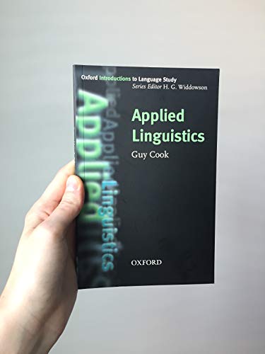 Imagen de archivo de Applied Linguistics (Oxford Introduction to Language Study Series) a la venta por Friends of  Pima County Public Library