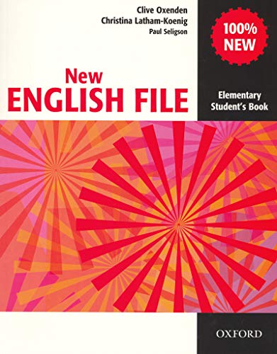 9780194384254: New English File: Elementary: Student's Book: Six-level general English course for adults[No DVD Included]