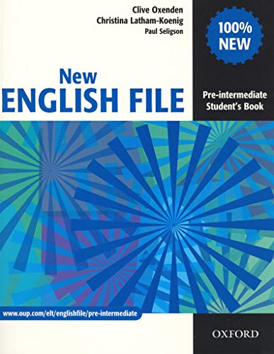 9780194384339: New English File Pre-Intermediate 2005 : Student's Book