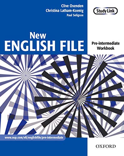 9780194384360: New English File: Pre-intermediate: Workbook: Six-level general English course for adults