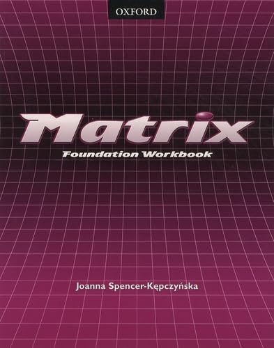 Imagen de archivo de New Matrix Foundation: Workbook (Paperback) a la venta por Iridium_Books