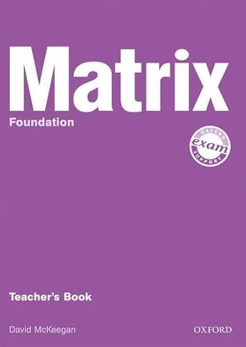 Imagen de archivo de New Matrix Foundation: Teachers Book (Paperback) a la venta por Iridium_Books
