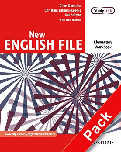 Stock image for New English File: Elementary: Workbook with key and MultiROM Pack: Six-level general English course for adults for sale by Y-Not-Books