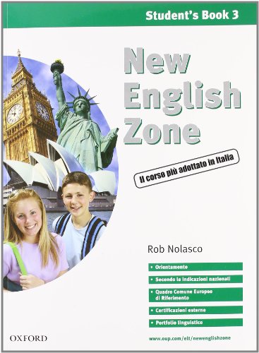 9780194387880: New english zone. Student's multimedia pack. Student's book-Workbook. Per la Scuola media. Con CD Audio. Con CD-ROM (Vol. 3)