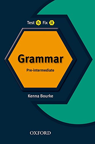 9780194392204: Test It Fix It. English Grammar Pre-Intermediate Revis: Pre-intermediate level