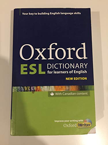 Imagen de archivo de Oxford Esl Dictionary: Oxford Esl Dictionary with CD-Rom, New Edition a la venta por BooksRun