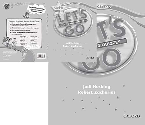 Imagen de archivo de Let's Go, Let's Begin Tests and Quizzies (Let's Go Third Edition) a la venta por Ergodebooks