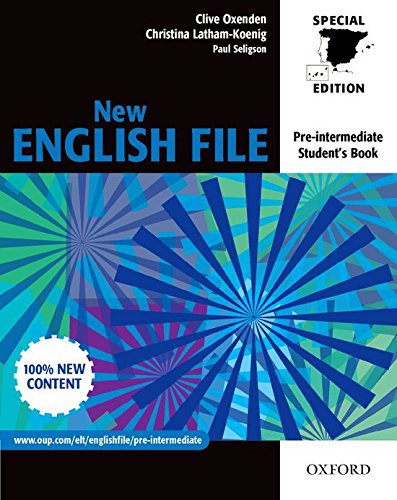 9780194396103: New English FILE Pre-Intermediate. Student's Book for Spain